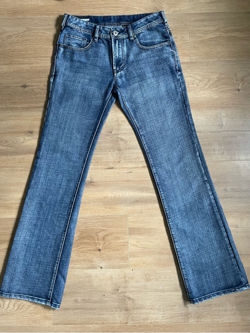 Buffalo Jeans Kyle Straight Leg Blue Denim Men’s W31 Embroidered Back Pockets - Picture 2 of 12
